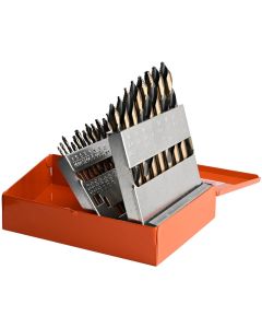 KNK21KK10 image(0) - KnKut KnKut 21 Piece Mechanics Length Step Point Drill Bit Set 1/16"-3/8" by 64ths