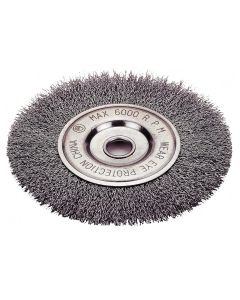 Firepower WHEEL BRUSH 4", CRIMPED WIRE, 5/8"-11NC, 1/2"WIDTH