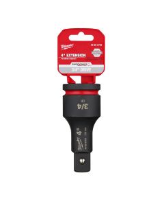 MLW49-66-6709 image(1) - Milwaukee Tool SHOCKWAVE Impact Duty  3/4" Drive 4" Extension