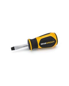 KDT80012H image(0) - GearWrench 1/4" x 1-1/2" Slotted Dual Material Screwdriver