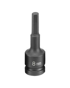 GRE2908M image(0) - Grey Pneumatic SOC 8MM 1/2D IMP HEX