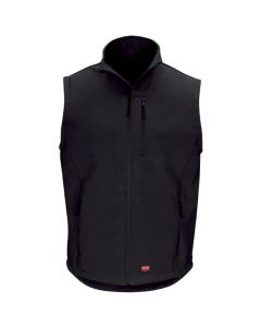VFIVP62BK-RG-4XL image(0) - Workwear Outfitters Soft Shell Vest -Black, 4XL