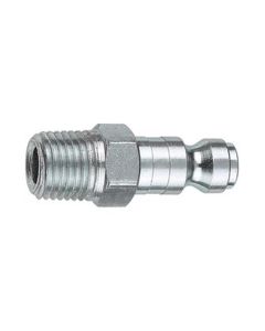 AMFCP1-03-10 image(0) - 1/4" Coupler Plug with 3/8 Male Threads Automotive T Style- Pack of 10
