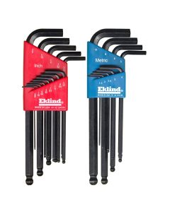 EKL13222 image(0) - Eklind Tool Company HEX KEY SET 22 PC BALL END 13213/13609 COMBO