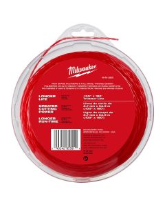MLW49-16-2800 image(0) - Milwaukee Tool .105" x 180� (1 lb.) Twisted Trimmer Line