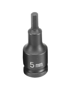 Grey Pneumatic SOC 5MM 3/8D IMP HEX MALE