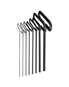 EKL35198 image(0) - Eklind Tool Company HEX KEY SET 8 PC T-HANDLE 9IN. METRIC 2-10MM