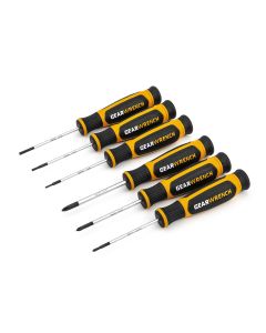 KDT80055H image(0) - GearWrench 6 Pc. Phillips&reg;/Slotted Mini Dual Material Screwdriver Set