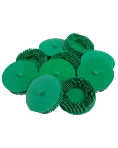 SRK13361 image(0) - Shark Industries 3" Green Finger Disc - 50 Grit - 10 Pk