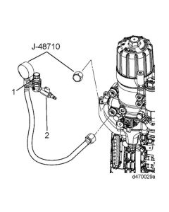 OTCJ-48710 image(0) - OTC Detriot Diesel Platform System Air Pressure Test Tool for DD13 snd DD15 Fuel Systems