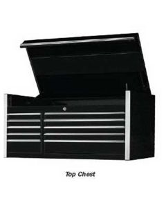 EXTEX5510CHBK image(0) - Extreme Tools 55" 10 Drawer Professional Tool Chest in Black