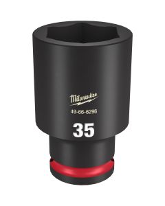MLW49-66-6296 image(0) - SHOCKWAVE Impact Duty 1/2"Drive 35MM Deep 6 Point Socket