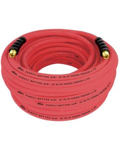 Milton Industries 3/8" x 100' Ultra Lightweight Rubber Hose (w/ 3/8" NPT ends)