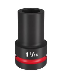 MLW49-66-6505 image(0) - Milwaukee Tool SHOCKWAVE Impact Duty  1"Drive 1-1/16" Deep 6 Point Socket