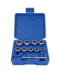 CTA1232 image(0) - CTA Manufacturing 10 Pc. Bolt Extractor Set - Metric