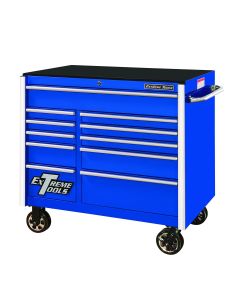 EXTRX412511RCBL image(0) - Extreme Tools 41" 11-Drawer Roller Cabinet, Blue
