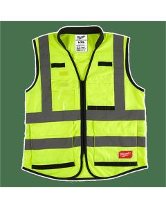MLW48-73-5044 image(1) - Class 2 High Visibility Yellow Performance Safety Vest - 4XL/5XL