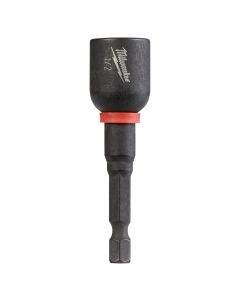 MLW49-66-4737 image(0) - Milwaukee Tool SHOCKWAVE Impact Duty 1/2" x 2-9/16" Magnetic Nut Driver BULK 10