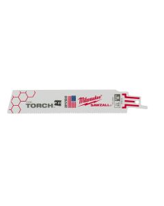 MLW48-00-5782 image(0) - Milwaukee Tool 6" 14 TPI The Torch SAWZALL Blades (5 Pk)