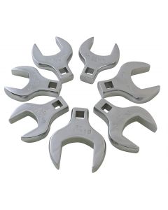 SUN9740A image(0) - Sunex 7 Pc.1/2" Dr. Metric Jumbo Crowfoot Wrench Set