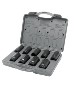 WLMW89318 image(1) - Wilmar Corp. / Performance Tool 9PC. AXLE NUT SOCKET SET