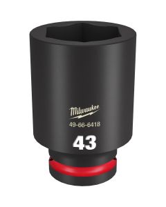 MLW49-66-6418 image(0) - SHOCKWAVE Impact Duty™ 3/4"Drive 43MM Deep 6 Point Socket