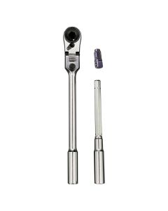 VIMRFB400K image(0) - VIM Tools 3 Piece 1/4 Inch Mini Flex Bit/Socket Ratchet And T-Handle