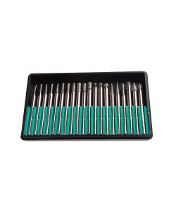 FOR60238 image(0) - Forney Industries Diamond Point Set with 1/8 in Shank, 20-Piece