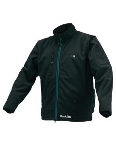 MAKCJ102DZM image(0) - Makita 12V CXT Cordless Heated Jacket, Black, Medium (Bare)