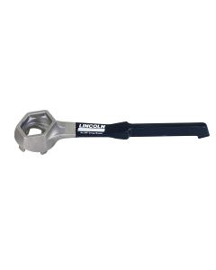 LIN5841 image(0) - Lincoln Lubrication Aluminum Drum Plug Bung Wrench for Plastic and Steel Barrel Plugs