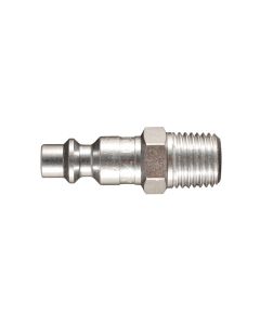 Milton Industries 1/4" MNPT Air Plug Fitting, M-STYLE