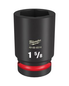 MLW49-66-6514 image(0) - Milwaukee Tool SHOCKWAVE Impact Duty  1"Drive 1-5/8" Deep 6 Point Socket