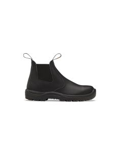 Soft Toe Elastic Side Slip-on Boot, Water Resistant, Kick Guard, Black, AU size 7.5, US size 8.5