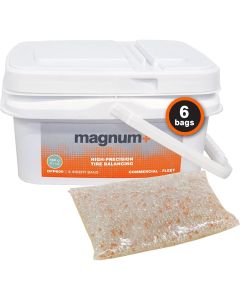 MRIDFP600 image(0) - Martins Industries Magnum+ Tire Balancing Beads, 21oz / 596g, Fleet Tub 6 Bags