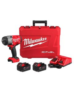 MLW2967-22 image(0) - Milwaukee Tool M18 FUEL 1/2" High Torque Impact Wrench w/ Friction Ring  Kit