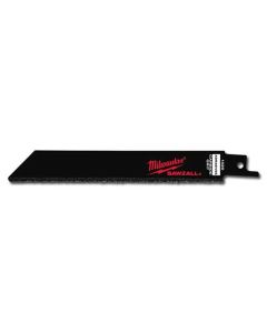 MLW48-00-1420 image(0) - Milwaukee Tool 6" Carbide Grit SAWZALL Blade (3 Pk)