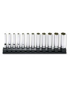 KKNRS2300MZ-12 image(0) - Ko-ken USA 1/4 Sq. Dr. Socket set  4-14mm 6 point  Z-series 12 pieces