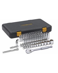 GearWrench 56 Pc. 3/8" Drive 6 Point 120xp Standard & Deep SAE/Metric Mechanics Tool Set