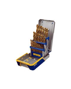 HAN3018003 image(0) - Hanson 29PC DRILL BIT INDUSTRIAL SET CASE, TIN COATED