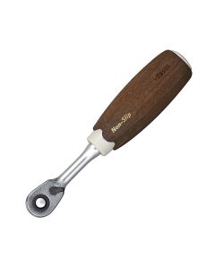 VESHRH2W image(0) - Vessel Tools WOOD-COMPO Ratchet Handle No.HRH2-W 1/4" SQ Drive