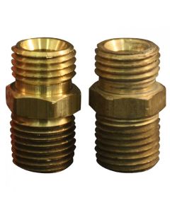 Milton Industries M. Hex, 1/4" NPT x 1/4" NPS, 2/cd