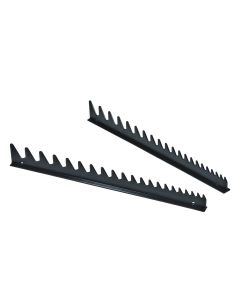 Ernst Mfg. 20 Tool Wrench Rail Set  w/ Magnetic Backing - Black