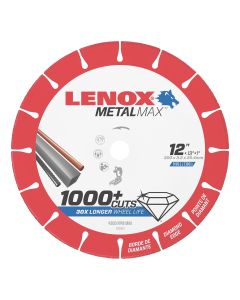 LEX1972927 image(0) - LENOX Metal Max DIAM CUTOFF WHEEL CH 12" X 1"