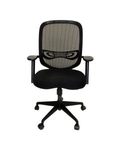 ShopSol Chair, Office Mesh back w/ Fabric Seat