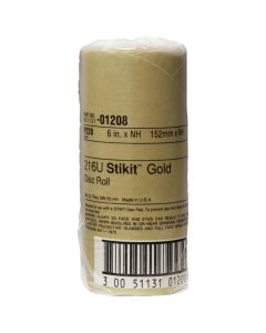 DISC ROLLS-GOLD STIKIT 6" P220 75/ROLL 12/CS