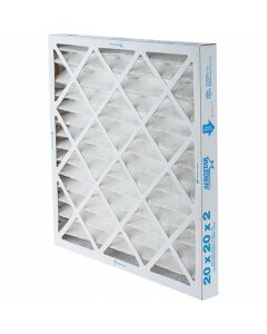 MRO06222236 image(0) - Msc Industrial Supply 20 x 20 x 2", MERV 8, 35&#37; Efficiency, Wire-Backed Pleated Air Filter