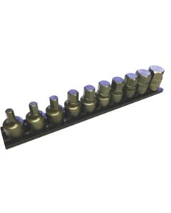 VIMIMPACT-VM6 image(1) - VIM Tools Impact Metric Hex Driver Set 10 Piece Power Or Hand Approved, 3/8 Square Drive