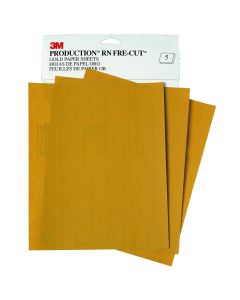 3M PAPER SHEETS RESINITE GOLD 9"X11" P320 50/SL