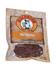GRJ72141 image(0) - Gold Rush Jerky Mesquite 2.85 oz. Beef Jerky - 12 Count (3 lbs.)