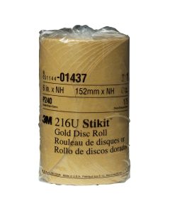 3M GOLD DISC ROLLS STIKIT P240G 6IN 175/ROLL